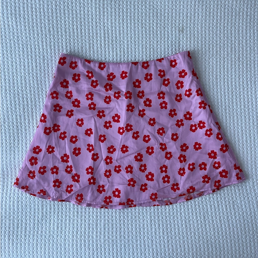 Princess Polly Shelly Mini Skirt Flower